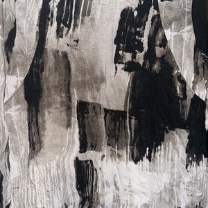 Simply Vera Vera Wang Black and Gray Top